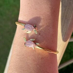 Chris Anderson Brass And Copper Turtle Cuff Bracelet